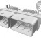 Conector Automotive CMC Tată Soclu 80 PIN Negru THT