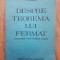 Despre teorema lui Fermat Introducere in teoria numerelor algebrice Postnikov