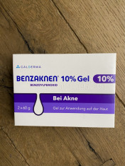 Benzaknen, peroxid de benzoil 10%, anti-acnee, foto