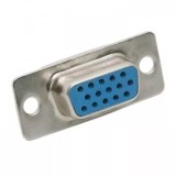 Mufa VGA 15 Pini Mama pentru Cablu, Lipire HDDB D-Sub 3 Randuri OEM