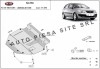 Scut metalic motor Kia Rio 2 II fabricata in perioada 2005 - 2010 APS-11,070, SCUT PROTECTION