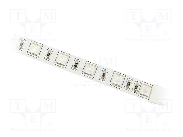 Bandă LED RGB 5050 60 LED/m 10mm IP20 120&deg; 14W/m IPIXEL LED