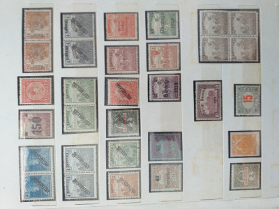 Lot timbre Ungaria, supratipare, MNH foto