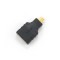 ADAPTOR video GEMBIRD, HDMI (M) la Micro-HDMI (T), conectori auriti, black, &quot;A-HDMI-FD&quot; (timbru verde 0.08 lei)