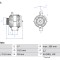 BOSCH 0 986 082 580 Generator / Alternator
