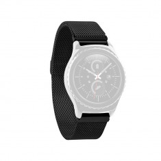 Curea metalica neagra tip Slim pentru Huawei Watch W1 CellPro Secure foto