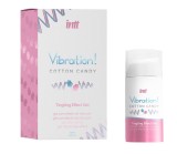 Gel stimulator unisex cu efect de furnicaturi Intt cu aroma de vata de zahar 15 ml