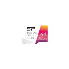 CARD DE MEMORIE MicroSDHC/SDXC SP64GB CL10+Adaptor