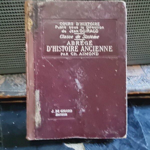 Ch. Almond - Abrege D&#039;Histoire Ancienne