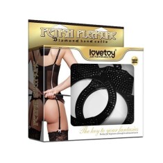Catuse Lovetoy "Fetish Pleasure Diamond Handcuffs" Negru##