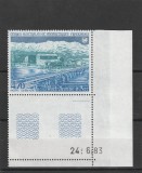 Taaf 1984 - Colonii franceze , Transporturi , Portul Jeanne d&#039;Arc , serie o valoare dantelata , MNH ,Mi.191, Nestampilat