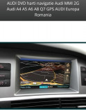 AUDI DVD Harti Navigatie Audi MMI 2G Audi A4 A5 A6 A8 Q7 GPS AUDI Europa Romania