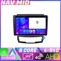 Navigatie Ssangyong Korando 2011 2013 KIT 159 EDOTEC-LITE Android Ecran 720P Octa Core 4 64 Carplay CarStore Technology