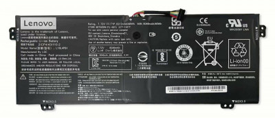 Baterie Laptop, Lenovo, YOGA 720-13IKB, 730-13IKB 13IWL, L16C4PB1, L16M4PB1, 5B10M52739, 2ICP4/43/110-2, 7.68V, 6080mAh, 46WH foto