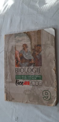 BIOLOGIE CLASA A IX A IOANA ARINIS AURORA MIHAIL STEFAN VIOREL COSTACHE foto