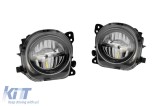 Set de proiectoare LED potrivite pentru BMW Seria 5 F10, F11, Seria 5 GT F07 2013-2016 Crom, Stanga + Dreapta Performance AutoTuning
