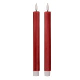 Cumpara ieftin Set 2 lumanari cu led ceara rosie &Oslash; 2x25 cm