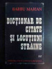 Dictionar De Citate Si Locutiuni Straine - Barbu Marian ,542855