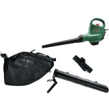 Suflanta si aspirator pentru frunze Bosch Universal GardenTidy 3000, 1600 W, 165-285 km/h viteza aer, 160 l/s debit, curea umar, tub vid, duza suflant