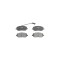 Placute frana FIAT CROMA 194 ABE C1F064ABE