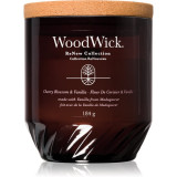 Woodwick Cherry Blossom &amp; Vanilla lum&acirc;nare parfumată cu fitil din lemn 184 g