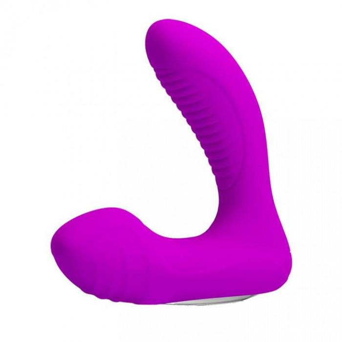 Pretty Love Lillian - Stimulator Prostată cu Vibrații și &Icirc;ncălzire, 12 cm