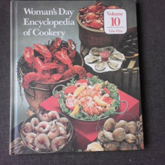 WOMAN'S DAY, ENCYCLOPEDIA OF COOKERY, VOL.10, GHE-HAS (RETETE CULINARE, TEXT IN LIMBA ENGLEZA)