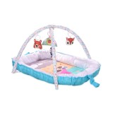 Saltea de activitati, 97 x 66 cm, Lorelli Baby Nest, Blue