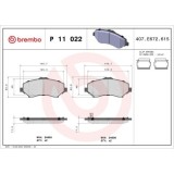 Placute frana Dodge Journey Van (Jc) 06.08-, Journey 06.08-, Nitro Van (Ka) 09.06-12.11, Nitro 09.06-12.12; Fiat Freemont (345) 08.11-; Jeep Cherokee, BREMBO