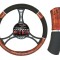 Husa volan Turbo imitatie lemn mahon 10369 95231 / 6941