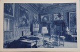 Carte Postala, Castelul Peles, Dormitorul regesc, perioada interbelica