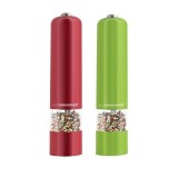 Set 2 r&acirc;șnițe electrice pentru sare și piper, LED, roșu și verde EKP001VR