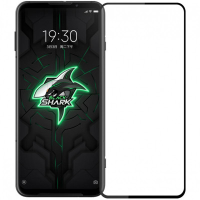 Folie Protectie Ecran Pinwuyo pentru Xiaomi Black Shark 4 Pro, Sticla securizata, Full Face, 9H, Neagra foto