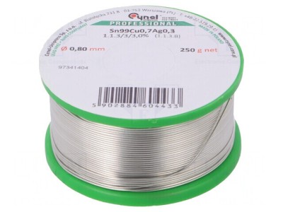 S&amp;acirc;rmă de lipit fără plumb 0,8mm 250g foto