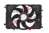 GMV radiator electroventilator Mercedes Clasa A (W176), 2012-2018, A180 CDI BlueEFFICIENCY, motor 1.5 CDI, benzina, 405 mm; 4 pini; cu modul de contr