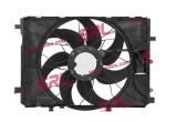 GMV radiator electroventilator Mercedes Clasa A (W176), 2012-2018, A180 CDI BlueEFFICIENCY, motor 1.5 CDI, benzina, 405 mm; 4 pini; cu modul de contr