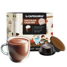 Ciocolata Calda, 16 capsule compatibile Lavazza®* a Modo Mio®*, La Capsuleria