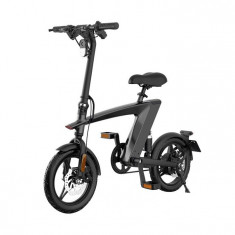 Bicicleta electrica iSEN H1 Flying Fish Negru, 250W, 22NM, Rulare full electric sau asistata, 25km/h, IPX4, Baterie detasabila 10Ah foto