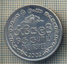 12215 MONEDA - SRI LANKA - ONE RUPEE -ANUL 2002 -STAREA CARE SE VEDE foto