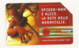 CT1 - Cartela Telefonica - Telecom Italia - Spider Man - 5 Euro - 2002