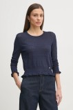 Gaudi pulover femei, culoarea albastru marin, light, 511BD53020