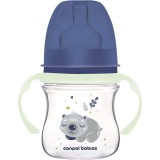 Canpol babies EasyStart Sleepy Koala 120 ml biberon pentru sugari 0 m+ Blue 120 ml