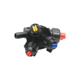 Stropitor complet intermediar cu 3 diuze si un picurator pentru instalatie erbicidator