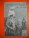 HOPCT 506 J FALAISE -FEMEIE NORMANDIA 1912 -FRANTA -TCV-COSTUM SI COAFURA / COSTUME TRADITIONALE -EUROPA -CIRCULATA