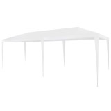VidaXL Cort de petrecere, alb, 3 x 6 m, PE