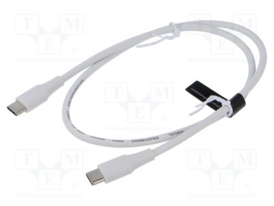 Cablu USB 2.0 USB C VENTION 0,5m alb nichelat foto