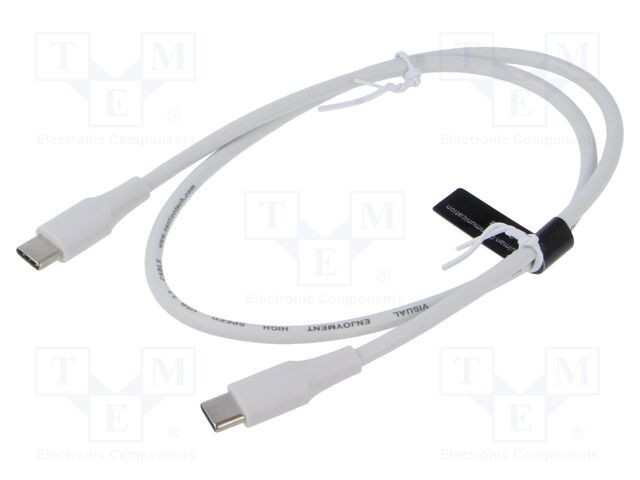 Cablu USB 2.0 USB C VENTION 0,5m alb nichelat