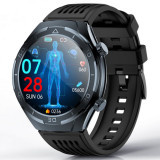 Smartwatch iSEN FD02 Grey, 1.46 HD, Imbunatatire somn, Glicemie, PPG+ECG, HR, Apel Bt, SOS, Asist. vocal, Ingrijire de la distanta