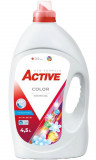 Detergent lichid pentru rufe colorate Active, 4.5 litri, 90 spalari