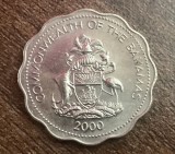 C50 - Moneda foarte veche - Bahamas - 10 centi - 2000, America de Nord